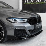 WR V2 Front Bumper Lip Spoiler for BMW G30 / G31 LCI (21-23), glossy black