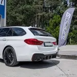 Performance Paketas su M5 išvaizdos Difuzoriumi skirtas BMW G30 / G31 PRELCI (17-20) su M-Pack, juodas blizgus