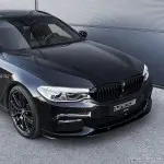 Performance Paketas su M5 išvaizdos Difuzoriumi skirtas BMW G30 / G31 PRELCI (17-20) su M-Pack, juodas blizgus