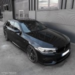 Performance Paketas su M5 išvaizdos Difuzoriumi skirtas BMW G30 / G31 PRELCI (17-20) su M-Pack, juodas blizgus