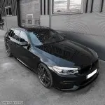 Performance Paketas su M5 išvaizdos Difuzoriumi skirtas BMW G30 / G31 PRELCI (17-20) su M-Pack, juodas blizgus