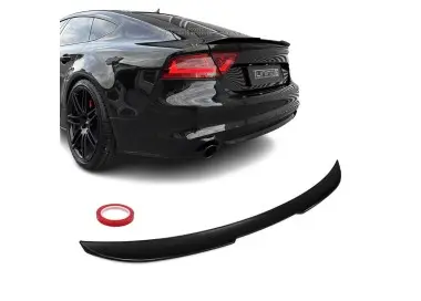 Spoileris ant Bagažinės dangčio skirtas Audi A7 C7 / S7 C7 (10-18), juodas blizgus