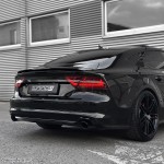 Spoileris ant Bagažinės dangčio skirtas Audi A7 C7 / S7 C7 (10-18), juodas blizgus