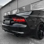 Spoileris ant Bagažinės dangčio skirtas Audi A7 C7 / S7 C7 (10-18), juodas blizgus