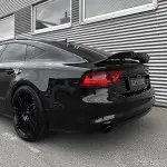 Spoileris ant Bagažinės dangčio skirtas Audi A7 C7 / S7 C7 (10-18), juodas blizgus