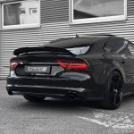 Spoileris ant Bagažinės dangčio skirtas Audi A7 C7 / S7 C7 (10-18), juodas blizgus