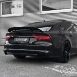 Spoileris ant Bagažinės dangčio skirtas Audi A7 C7 / S7 C7 (10-18), juodas blizgus