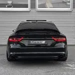 Spoileris ant Bagažinės dangčio skirtas Audi A7 C7 / S7 C7 (10-18), juodas blizgus