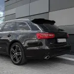 RS išvaizdos Spoileris ant Bagažinės dangčio skirtas Audi A6 C7 Avant (11-18), juodas blizgus