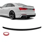 Spoileris ant Bagažinės Dangčio skirtas Audi A6 C8 / S6 C8 (19-) sedan, juodas blizgus