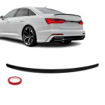 Trunk Spoiler for Audi A6 C8 / S6 C8 sedan (19-), glossy black