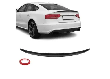 Spoileris ant Bagažinės Dangčio skirtas Audi A5 B8 Sportback (09-16), juodas blizgus