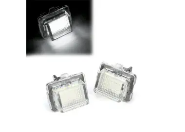 LED Numerių Apšvietimas, komplektas skirtas Mercedes-Benz W204 / C204 / S204 prefacelift (07-11)