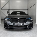 Performance Paketas su M5 išvaizdos Difuzoriumi skirtas BMW G30 / G31 LCI (21-23) su M-Pack, juodas blizgus