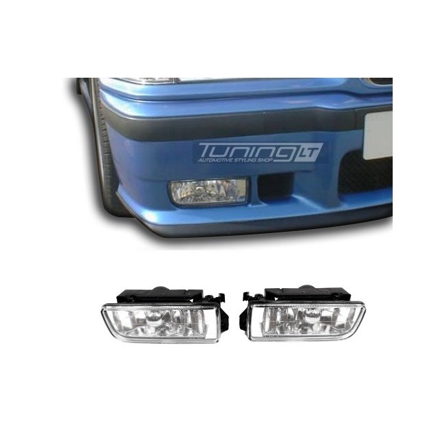 Fog lights for BMW E36 (90-99), clear Fog lights for BMW E36 (90-99), clear