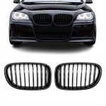 Priekinės grotelės skirtos BMW F01 / F02 (08-15), juodos blizgios