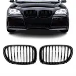 Priekinės grotelės skirtos BMW F01 / F02 (08-15), juodos blizgios