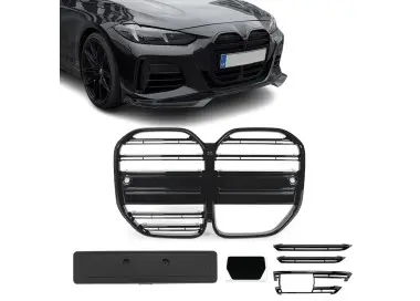 M-style Priekinės Grotelės skirtos BMW G22 / G23 (20-), juodos blizgios
