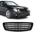 Front Grille for Mercedes-Benz W211 / S211 pre-facelift (03-06), glossy black