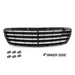 Front Grille for Mercedes-Benz W211 / S211 pre-facelift (03-06), glossy black
