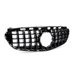 Panamericana GT-style Front Grille for Mercedes-Benz W212 / S212 facelift (13-16), glossy black