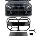 CSL-style Priekinės Grotelės skirtos BMW G26 Gran Coupe (21-), juodos blizgios