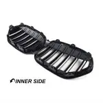 Performance Priekinės Grotelės skirtos BMW X1 F48 LCI (19-22), juodos blizgios