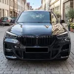 Performance Priekinės Grotelės skirtos BMW X1 F48 LCI (19-22), juodos blizgios