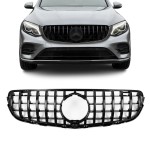 GT R Panamericana style Front Grille for Mercedes-Benz GLC W253 / C253 / X253 (15-19), glossy black