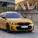 HAUER Priekinis Pažeminimas skirtas BMW G20 / G21 LCI (22-26), juodas blizgus