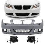 M-Pack Front Bumper for BMW E90 / E91 LCI (08-11), with smoked fog lights