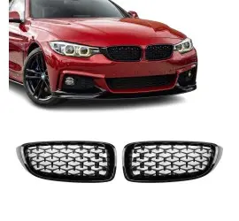 Diamond Priekinės Grotelės, komplektas skirtas BMW F32...