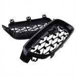 Diamond Front Kidney Grille set for BMW F30 / F31, glossy black