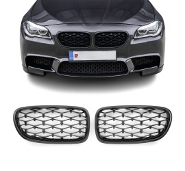 Diamond Front Kidney Grille set for BMW F10 / F11,...