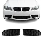 Fog Light Delete Grille / Covers set for BMW E90 / E91 / E92 / E93 with M3 style bumper