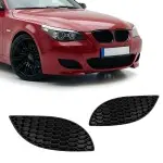 Apatinės Grotelės be Priešrūkinių, komplektas skirtas BMW E60 / E61 su M5 look bamperiu