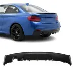 Performance Rear bumper Diffuser for BMW F22 / F23 (216 / 218) with M-Pack, glossy black