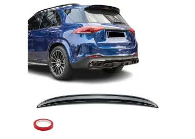 Spoileris / Stogelis ant Bagažinės dangčio skirtas Mercedes-Benz GLE W167 (19-), juodas blizgus