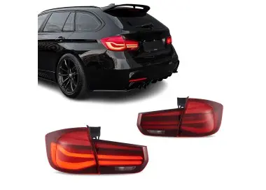 LCI-look LED Galiniai Žibintai, komplektas skirtas BMW F31 Touring (11-18)