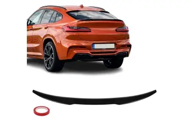 Competition style Spoileris ant Bagažinės skirtas BMW X4 G02 (18-25), juodas blizgus