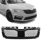WR Priekinės Grotelės skirtos Skoda Octavia MK3 (17-20) facelift, juodos blizgios