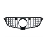 Front grille for Mercedes-Benz GLE W166 (15-19), black + chrome 