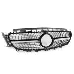 Diamond Front Grille for Mercedes W213 / S213 / C238 / A238, chrome + black