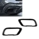 Duslintuvų antgalių Apdailos, komplektas tinkantis BMW X5 G05 / X6 G06 / X7 G07 M-Pack, juodos blizgios