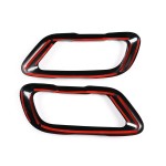 Duslintuvų antgalių Apdailos, komplektas tinkantis BMW X5 G05 / X6 G06 / X7 G07 M-Pack, juodos blizgios