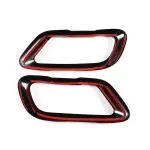 Duslintuvų antgalių Apdailos, komplektas tinkantis BMW X5 G05 / X6 G06 / X7 G07 M-Pack, juodos blizgios