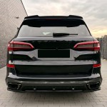Duslintuvų antgalių Apdailos, komplektas tinkantis BMW X5 G05 / X6 G06 / X7 G07 M-Pack, juodos blizgios