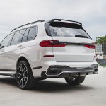 Duslintuvų antgalių Apdailos, komplektas tinkantis BMW X5 G05 / X6 G06 / X7 G07 M-Pack, juodos blizgios