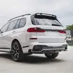 Duslintuvų antgalių Apdailos, komplektas tinkantis BMW X5 G05 / X6 G06 / X7 G07 M-Pack, juodos blizgios