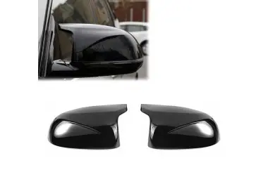 M look Veidrodėlių Dangteliai, komplektas skirtas BMW F15, F16, F25 LCI, F26, juodi blizgūs